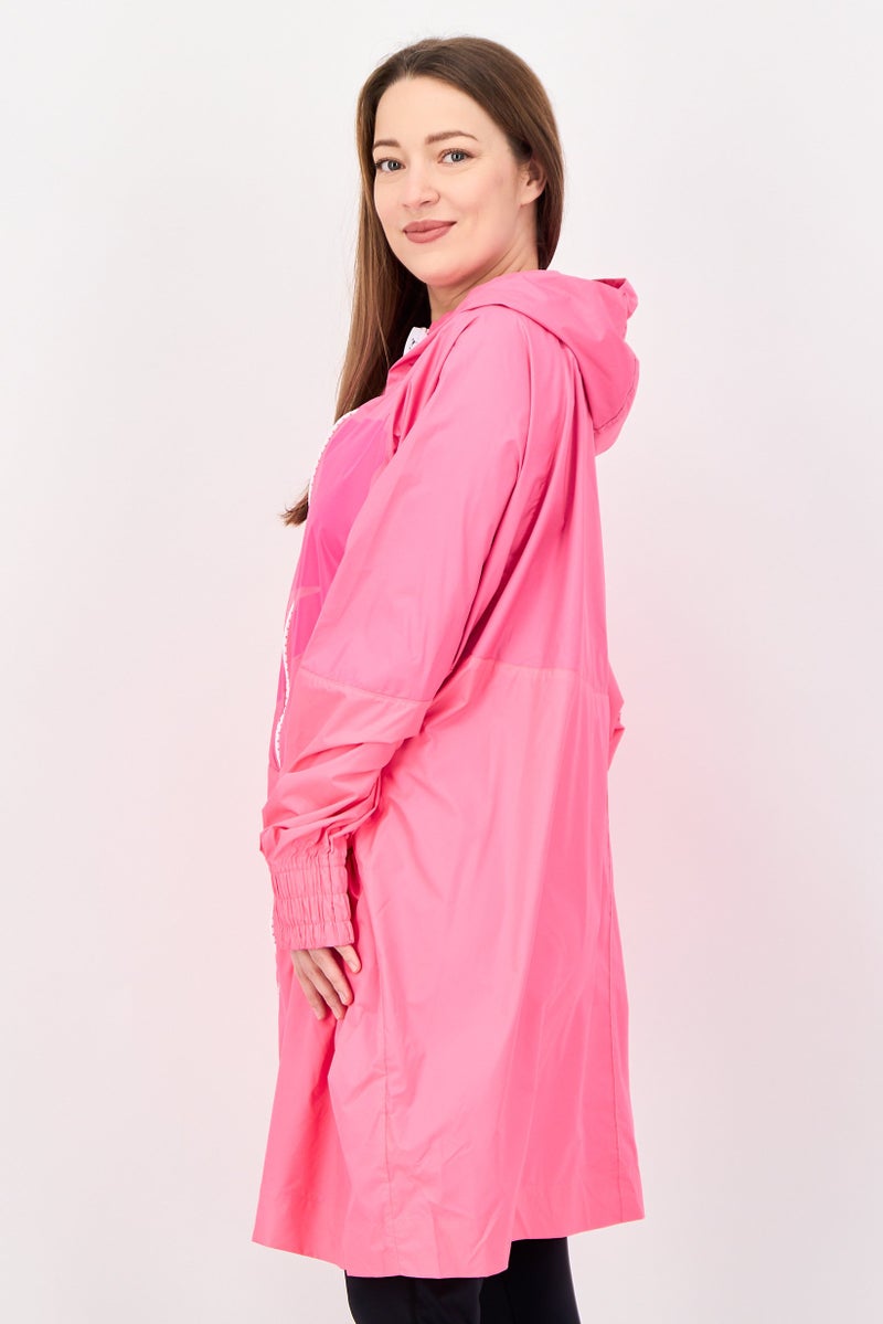 Nike Women Loose Fit Long Sleeve Outdoor Jacket, Pink - Image 2